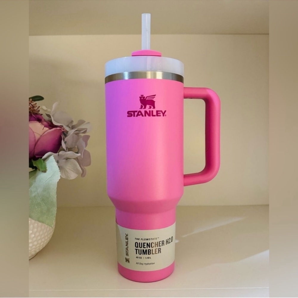 🎉LAST CHANCE🎉Stanley‎ 40oz. Quencher H2.0 FlowState Tumbler Peony - Picture 8 of 8